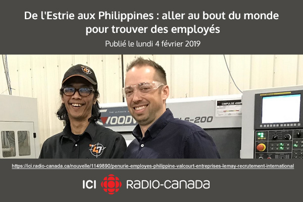 Recruteur travailleurs des Philippines au Canada